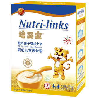 培嬰寶銀耳蓮子有機大米嬰幼兒營養(yǎng)米粉