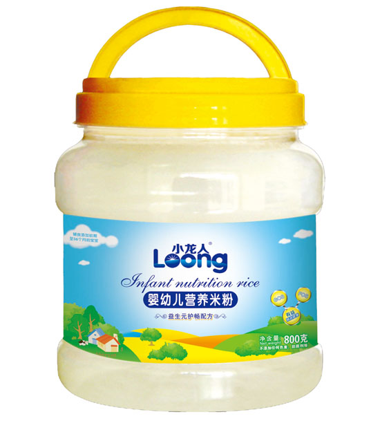 小龍人益生元護(hù)暢配方嬰幼兒營(yíng)養(yǎng)米粉800g