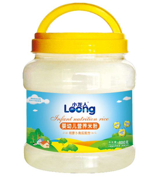 小龍人胡蘿卜南瓜配方嬰幼兒營養米粉800g