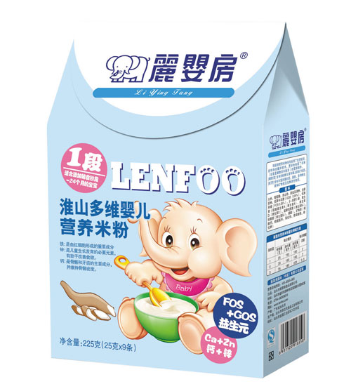 麗嬰房淮山多維嬰兒營(yíng)養(yǎng)米粉1段盒裝
