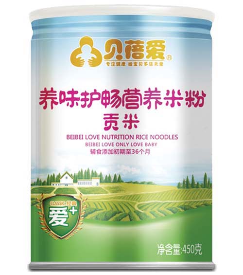 貝蓓愛貢米養(yǎng)味護(hù)暢米粉聽裝