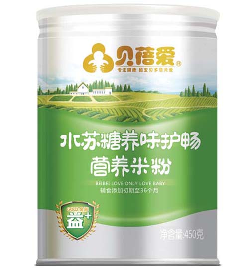 貝蓓愛水蘇糖養味護暢米粉