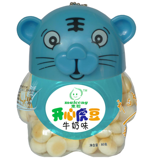 麥聰開心虎豆小饅頭(牛奶味)