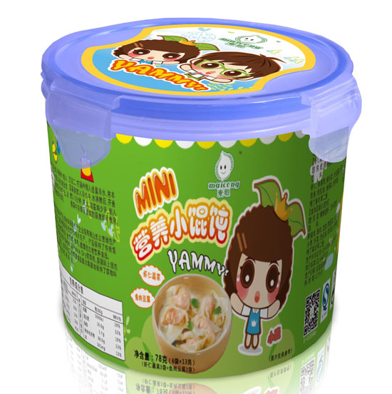 麥聰蝦仁蔬菜+魚肉豆腐營養小餛飩