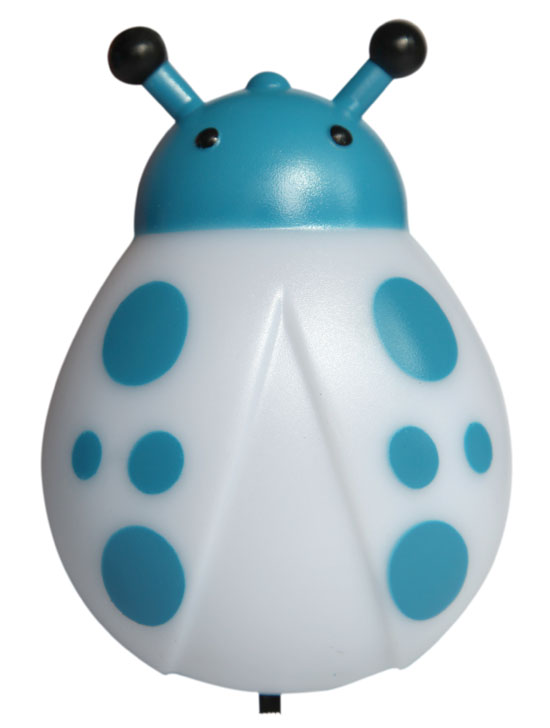 樂琪歡樂甲殼蟲夜燈藍色