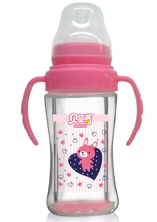 貝嬰奇240ml寬口雙層玻璃奶瓶