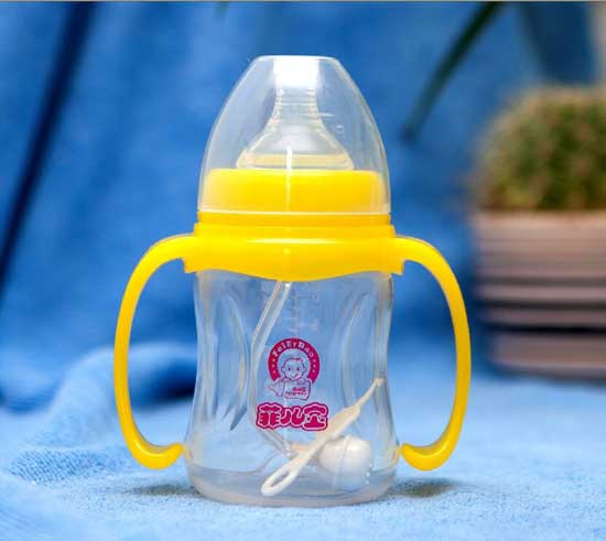 菲兒寶210ML寬口PP全自動奶瓶(黃色)