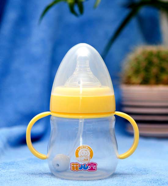 菲兒寶180ML寬口PP全自動奶瓶(黃)