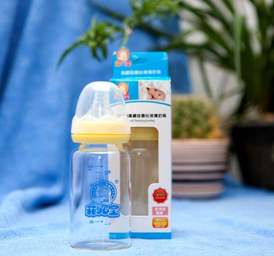 菲兒寶120毫升標口高硼硅晶鉆玻璃奶瓶1