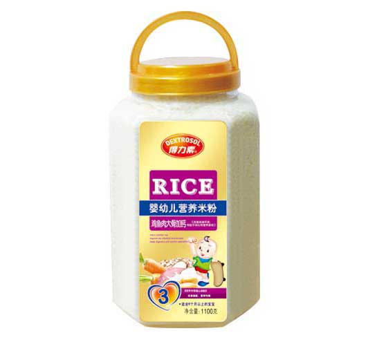 得力素雞魚肉大骨加鈣嬰幼兒營養米粉