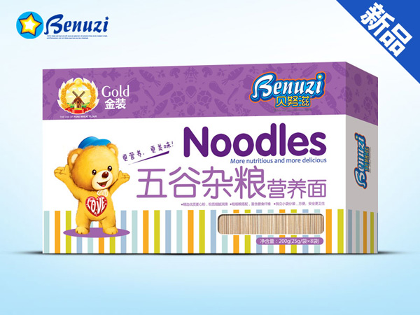 貝努滋面條盒裝-五谷雜糧