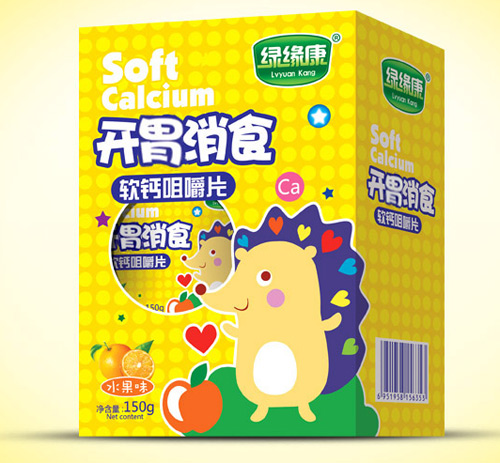 綠緣康開胃消食軟鈣咀嚼片