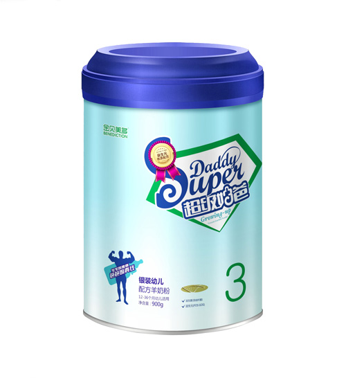 金貝美多超級奶爸銀裝幼兒配方羊奶粉(聽)
