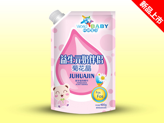 環球寶貝菊花晶袋裝-益生元奶伴侶