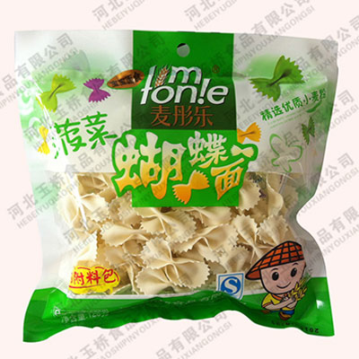 麥彤樂菠菜蝴蝶掛面