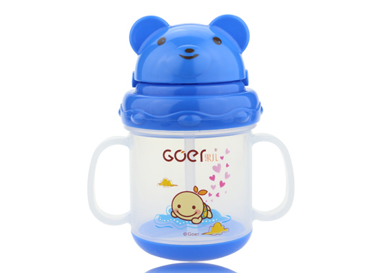 果兒180ML嬰兒成長訓練杯藍色