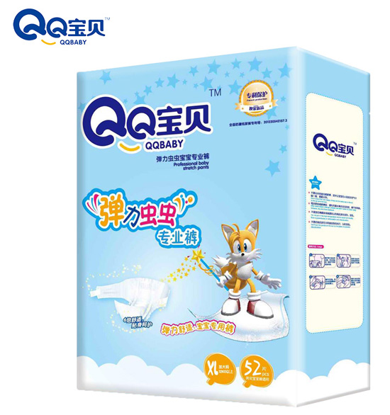 QQ寶貝彈力蟲蟲專業褲XL52片