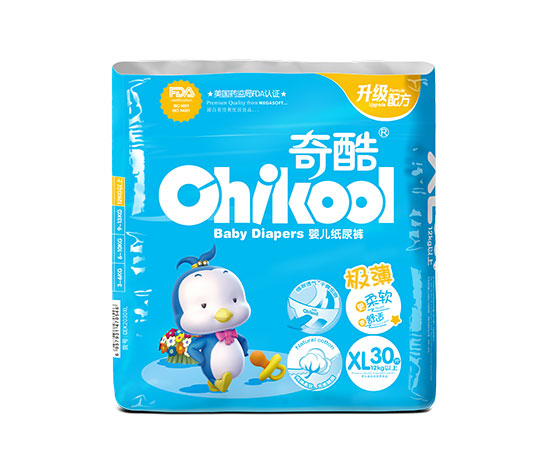 奇酷極薄柔軟紙尿褲XL30(大包裝)