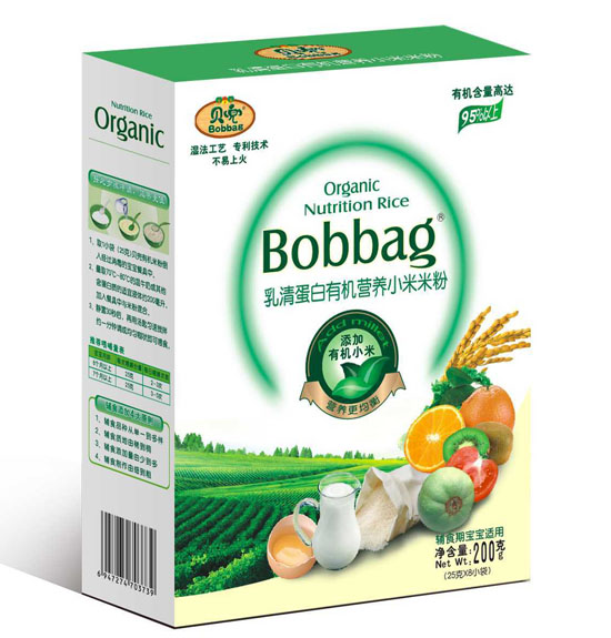 貝兜乳清蛋白有機營養小米米粉