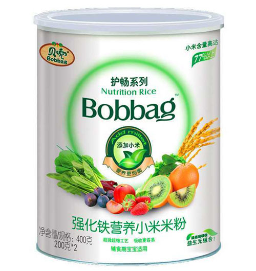 貝兜強化鐵營養小米米粉