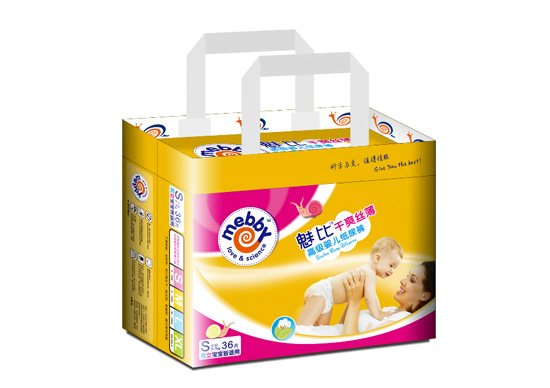 mebby魅比干爽絲薄紙尿褲中包裝S36片