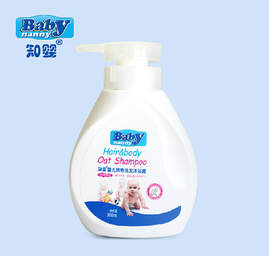 知嬰嬰兒燕麥洗發沐浴露