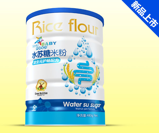 環球寶貝水蘇糖鐵聽-益生元護暢米粉