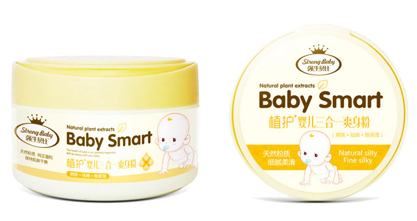 強生貝比嬰兒三合一爽身粉140g