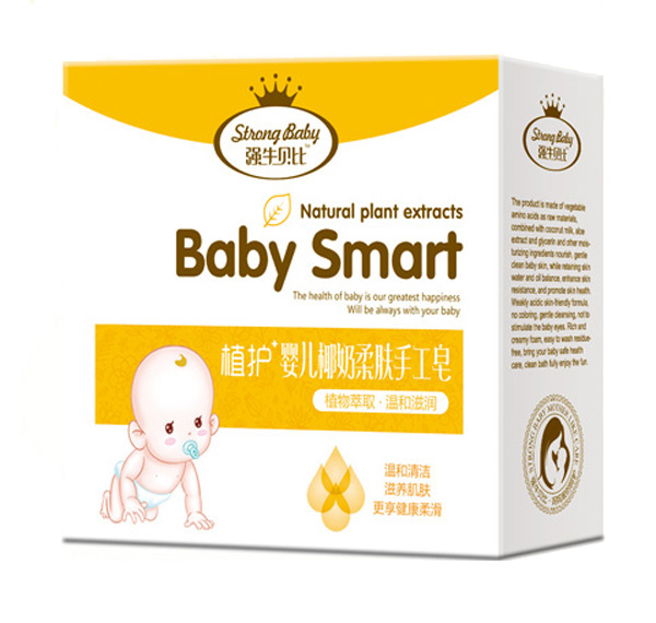 強(qiáng)生貝比嬰兒椰奶柔膚手工皂