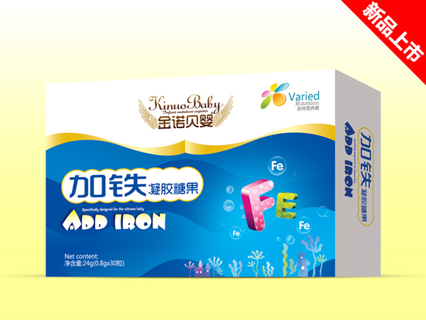 金諾貝嬰加鐵凝膠糖果