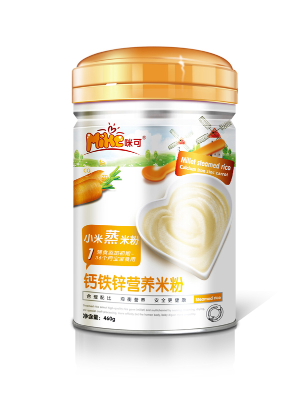 小米蒸-鈣鐵鋅營養米粉聽