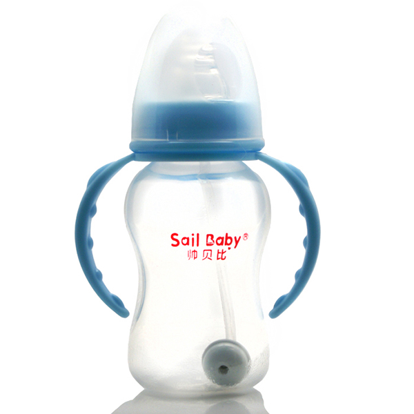 帥貝比奶瓶160ML時尚-藍