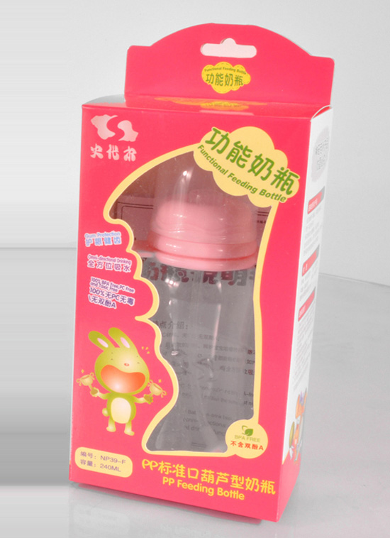 史代爾PP標準口葫蘆型奶瓶240ml粉