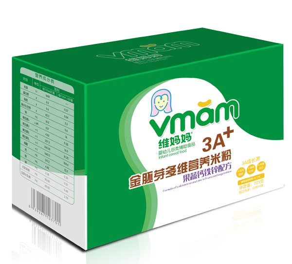 維媽媽果蔬鈣鐵鋅3A金胚芽多維營養米粉