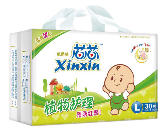 芯芯植物護理紙尿褲L30片(中包)