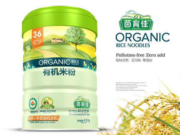 茵育佳胡蘿卜蘋果有機米粉鐵聽