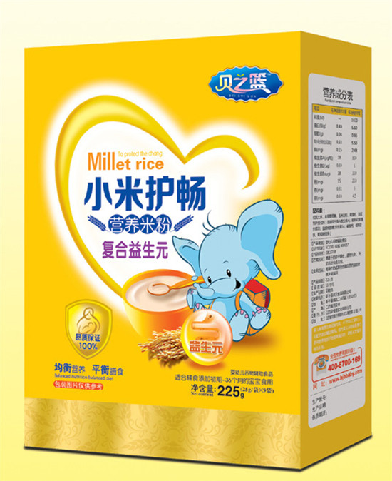 貝之籃復合益生元-小米護暢營養米粉盒裝
