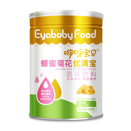 咿呀寶貝蜂蜜菊花優清寶-桶裝
