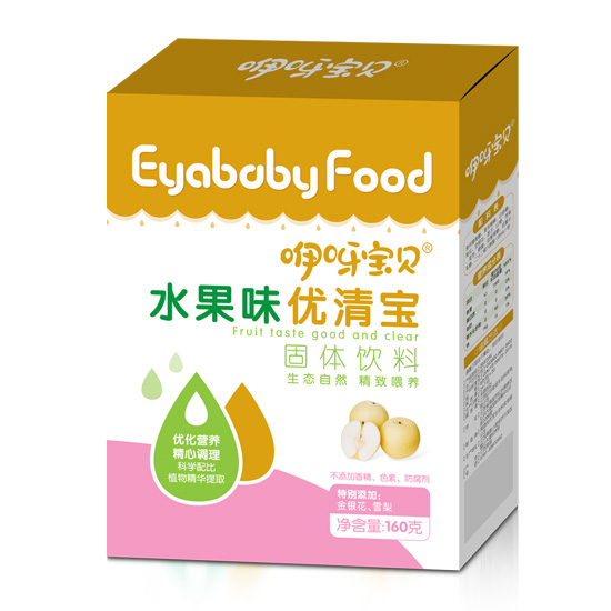 咿呀寶貝水果味優清寶-盒裝