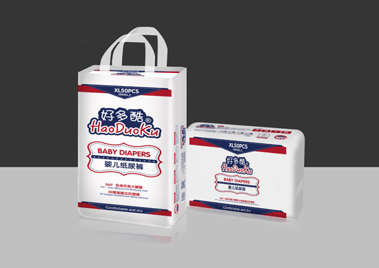 好多酷360度貼身環抱大腰圍嬰兒紙尿褲XL碼50片