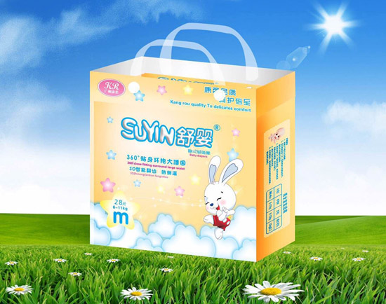 舒嬰360度貼身環抱大腰圍嬰兒紙尿褲M碼28片