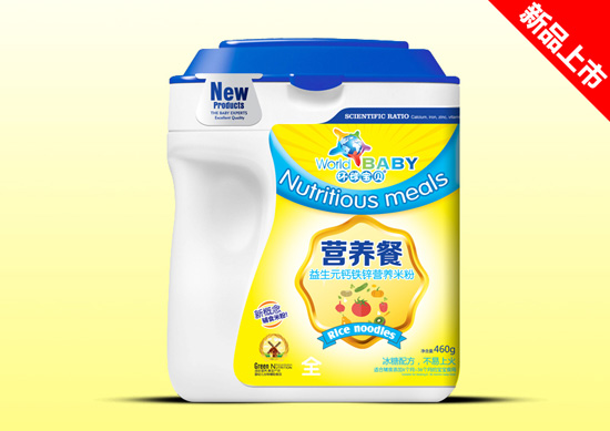 環球寶貝營養餐桶裝--益生元鈣鐵鋅