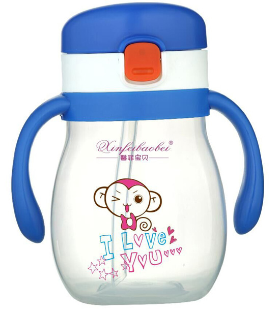 馨菲寶貝嬰兒奶瓶小猴藍色