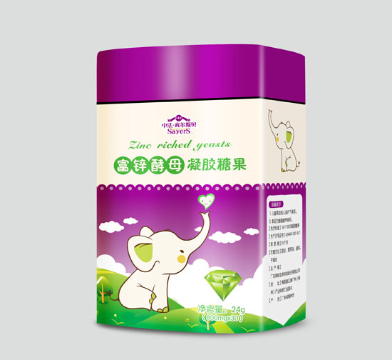 中法賽爾斯貝QS富鋅酵母膠丸30粒(鐵盒)