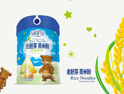 嘉盈貝金胚芽蒸米粉-經典原味460g