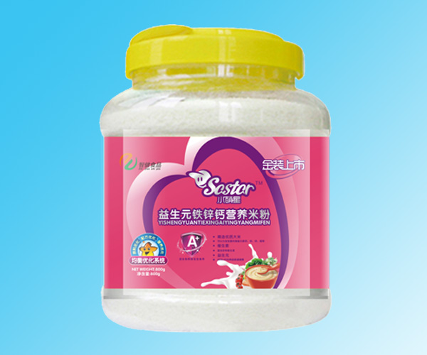 小萌星益生元鐵鋅鈣營養米粉
