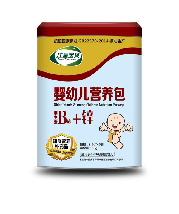 江童寶貝維生素B+鋅嬰幼兒營養包