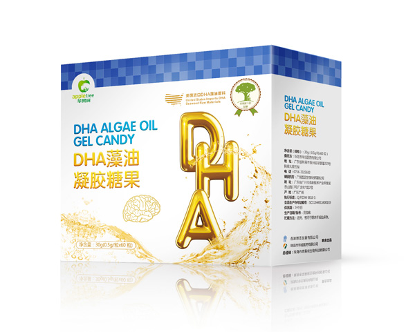 蘋果樹DHA藻油凝膠糖果