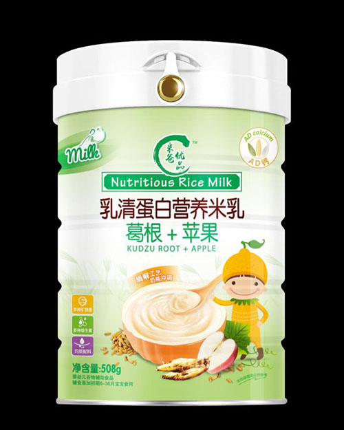 米爸優品乳清蛋白營養米乳-葛根+蘋果配方