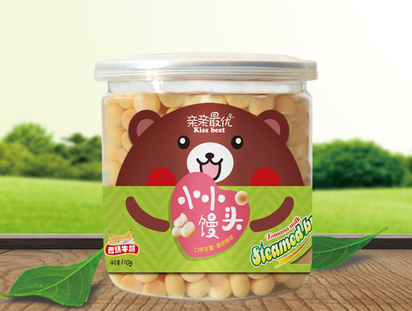 親親最優小小饅頭-香蕉牛奶